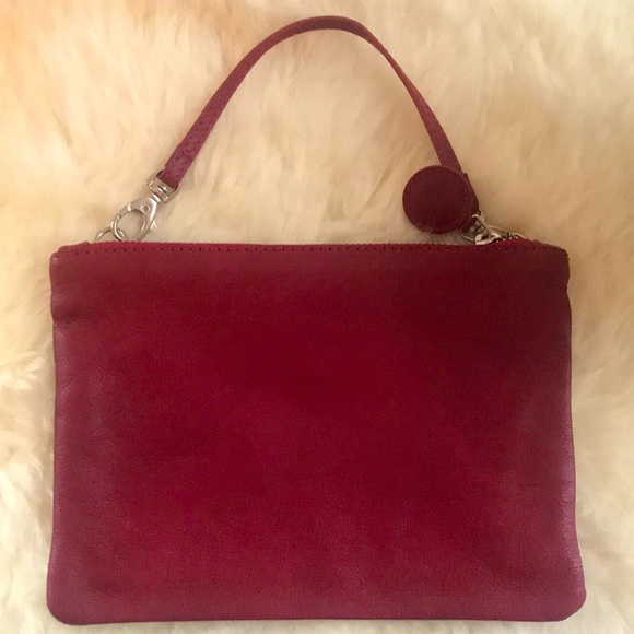 Genuine Italian leather wristlet PAUL GRIMAUD - Picture 1 of 4